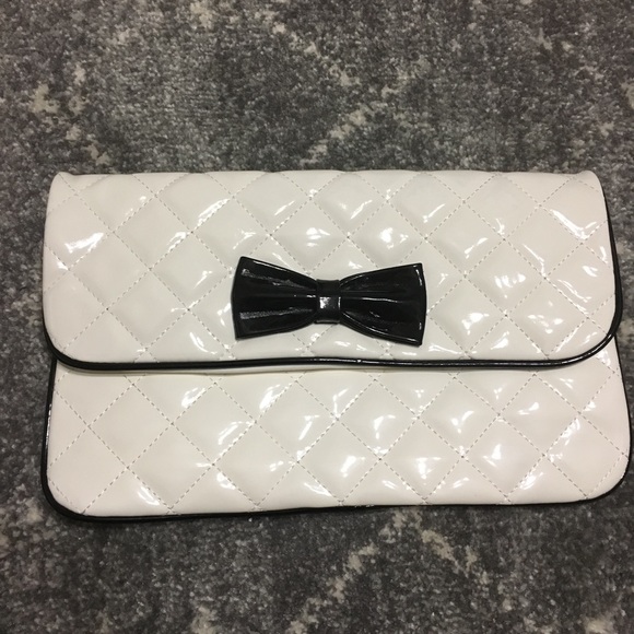 cream clutch purse